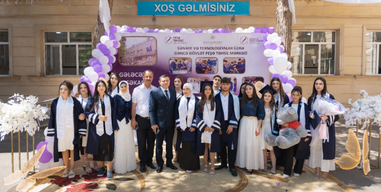 Sənaye və Texnologiyalar üzrə Gəncə Dövlət Peşə Təhsil Mərkəzində "Məzun Günü" qeyd olunub