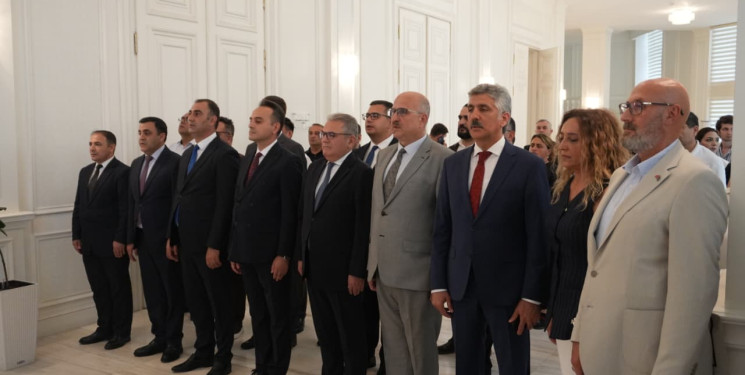 Gəncə şəhər Heydər Əliyev Mərkəzində “Türkiyə ədəbiyyatı” bölməsinin rəsmi açılış mərasimi keçirilib