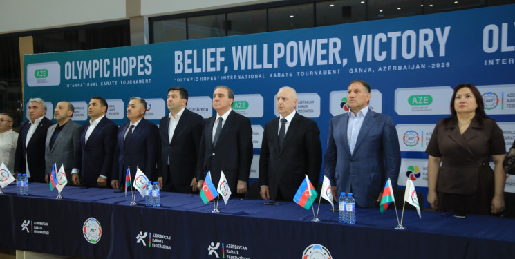 Gəncə İdman Sarayında “Olimpiya Ümidləri” beynəlxalq karate turniri keçirilib